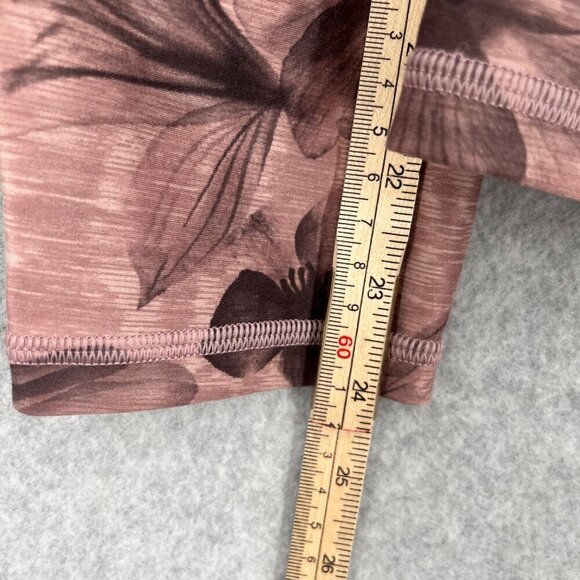 Athleta Salutation Stash Pocket II 7/8 Legging Size S Pink Floral Print Casual - Picture 12 of 14